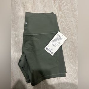lululemon athletica Green Bike Shorts